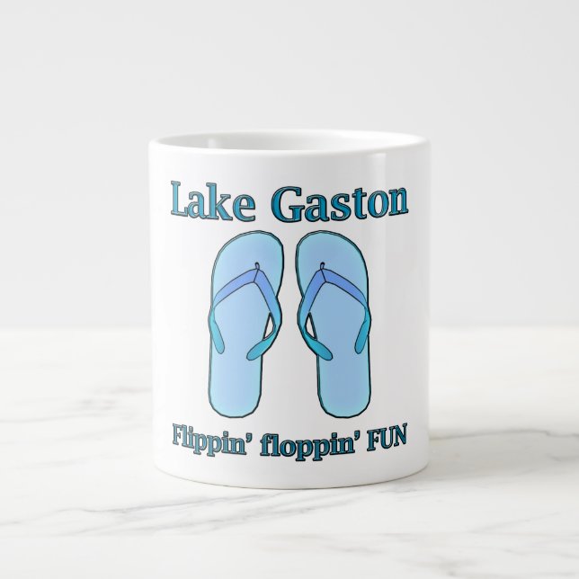 Lake Gaston Flip Flop Mug (Front)