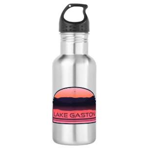 Lake Gaston North Carolina Virginia Red Sunrise 532 Ml Water Bottle