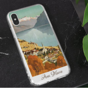 Lake Geneva, Switzerland   Vintage Travel  Samsung Galaxy Case