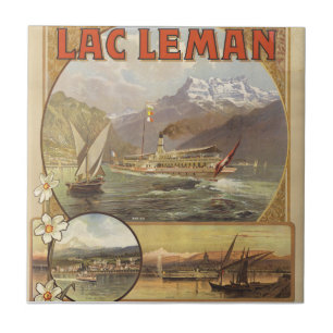Lake Geneva Travel Ceramic Tile