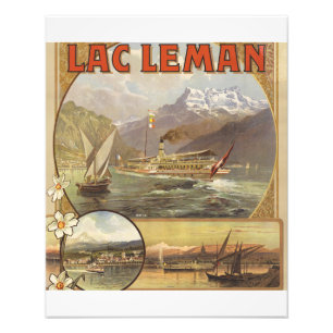 Lake Geneva Travel Photo Print