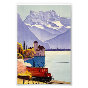 Lake Geneva Travel Photo Print