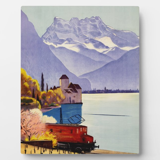 Lake Geneva Travel Plaque (Front)
