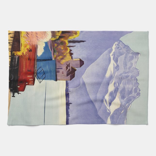 Lake Geneva Travel Tea Towel (Horizontal)