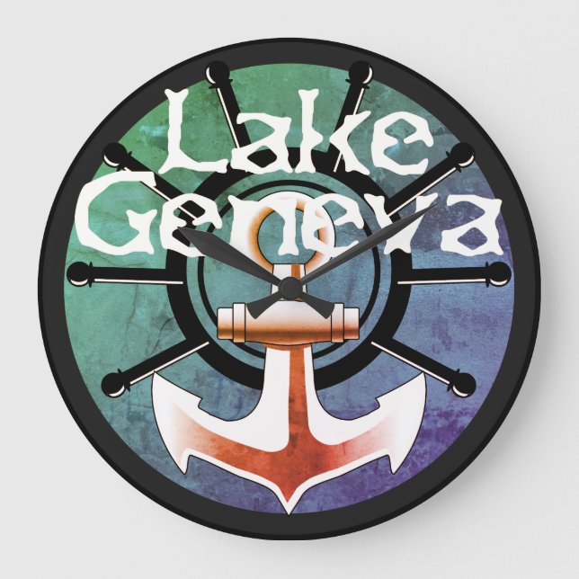 Lake Geneva Wall Clock (Front)