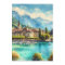 Lake Geneva Watercolor Postcard