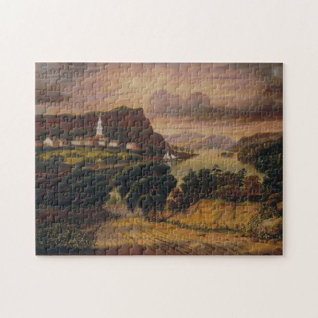 Lake George and the Village of Caldwell Jigsaw Puzzle (Horizontal)