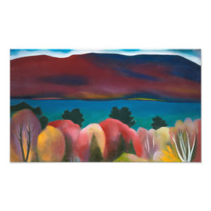 Lake George, Autumn   Georgia O'Keeffe   Photo Print