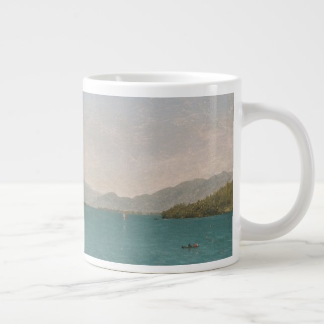 Lake George, Free Study Large Coffee Mug (Right)
