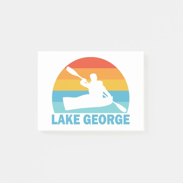 Lake George New York Kayak Post-it Notes (Front)