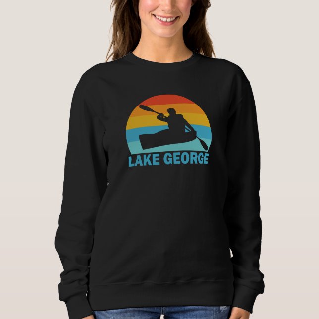 Lake George New York Kayak Sweatshirt (Front)
