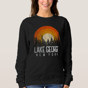 Lake George New York NY Retro Vintage 70s 80s 90s Sweatshirt