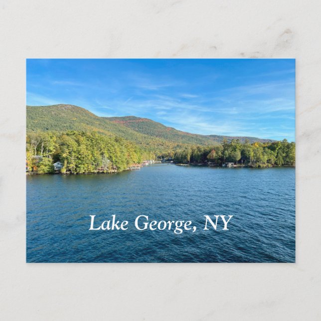 Lake George New York Postcard (Front)