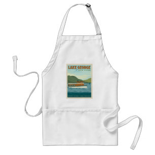 Lake George, New York   Vintage Boat Standard Apron