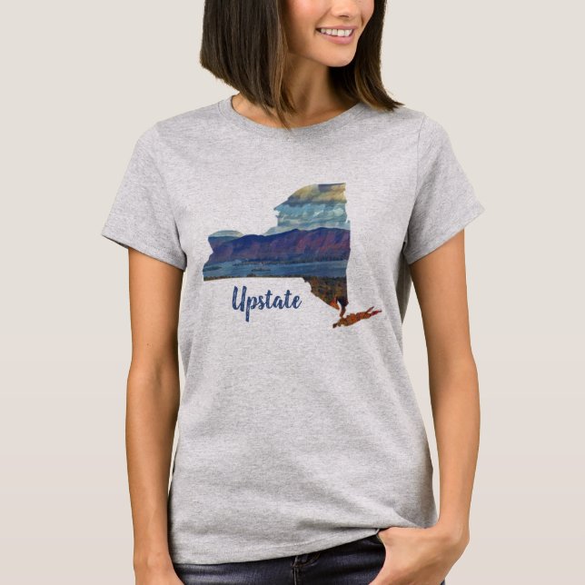 Lake George Upstate New York Customizable Women's T-Shirt (Front)