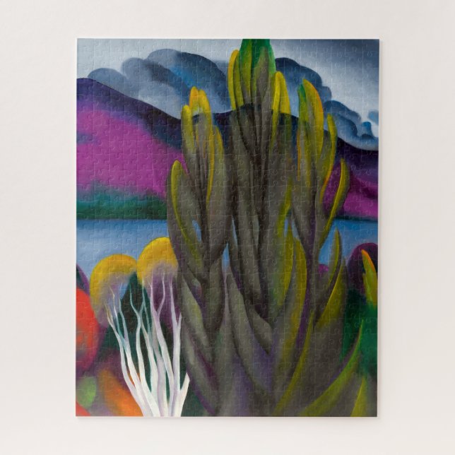 Lake George White Birch | Georgia O'keeffe | Jigsaw Puzzle (Vertical)