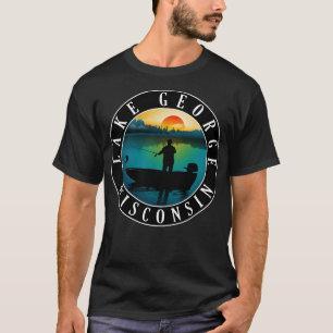 Lake George Wisconsin Fishing T-Shirt