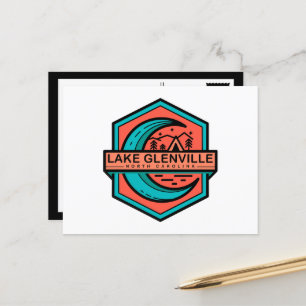 LAKE GLENVILLE moon hexa Postcard