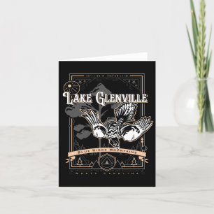 LAKE GLENVILLE north carolina geobird Holiday Card