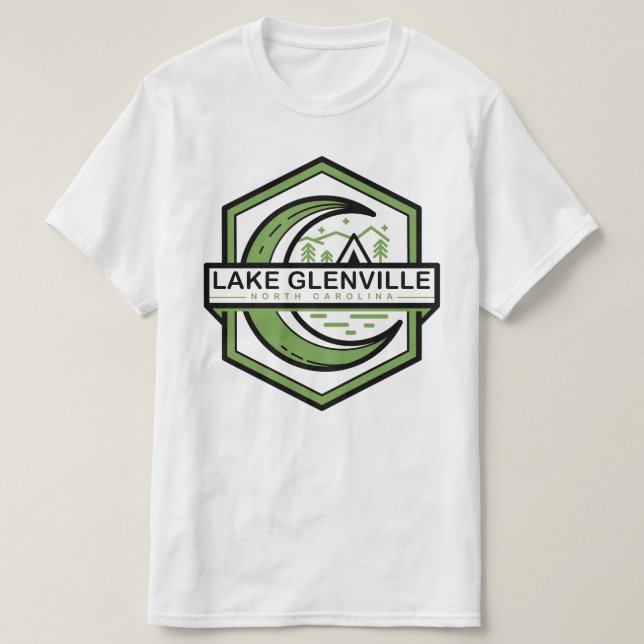 lake glenville north carolina moon shine T-Shirt (Design Front)