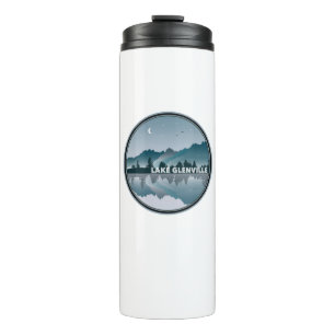 Lake Glenville North Carolina Reflection Thermal Tumbler