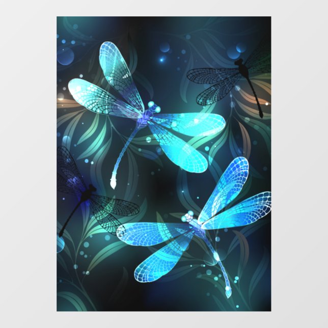 Lake Glowing Dragonflies (Sheet)