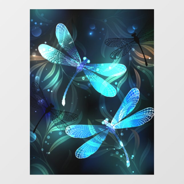 Lake Glowing Dragonflies (Sheet)
