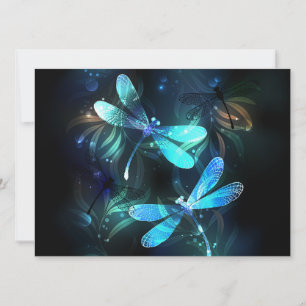 Lake Glowing Dragonflies
