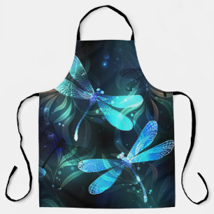 Lake Glowing Dragonflies Apron