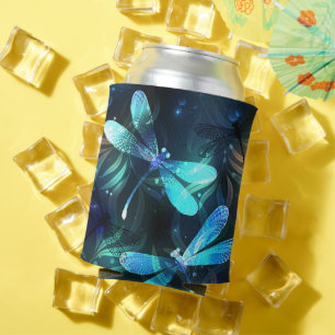 Lake Glowing Dragonflies Can Cooler