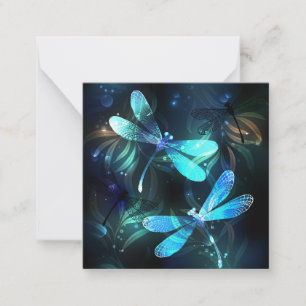 Lake Glowing Dragonflies Card
