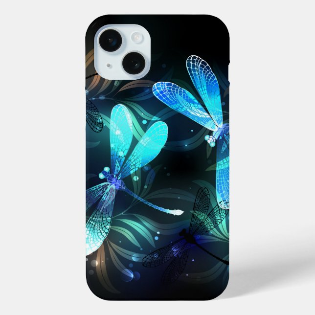 Lake Glowing Dragonflies Case-Mate iPhone Case (Back)