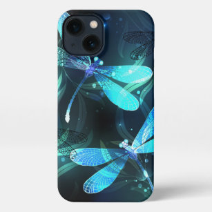 Lake Glowing Dragonflies iPhone 13 Case