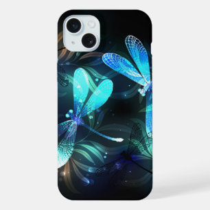 Lake Glowing Dragonflies iPhone 15 Plus Case