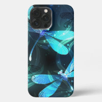 Lake Glowing Dragonflies