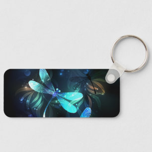 Lake Glowing Dragonflies Key Ring