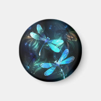 Lake Glowing Dragonflies
