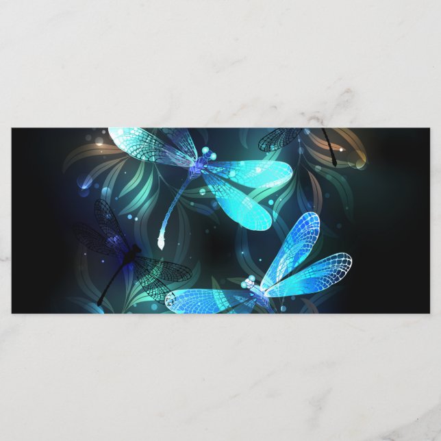 Lake Glowing Dragonflies Menu (Front)