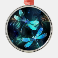Lake Glowing Dragonflies