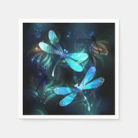 Lake Glowing Dragonflies