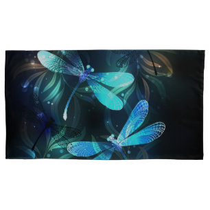 Lake Glowing Dragonflies Pillowcase