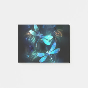 Lake Glowing Dragonflies Post-it Notes