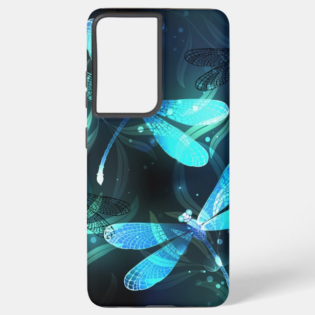 Lake Glowing Dragonflies Samsung Galaxy S21+ Case (Back)
