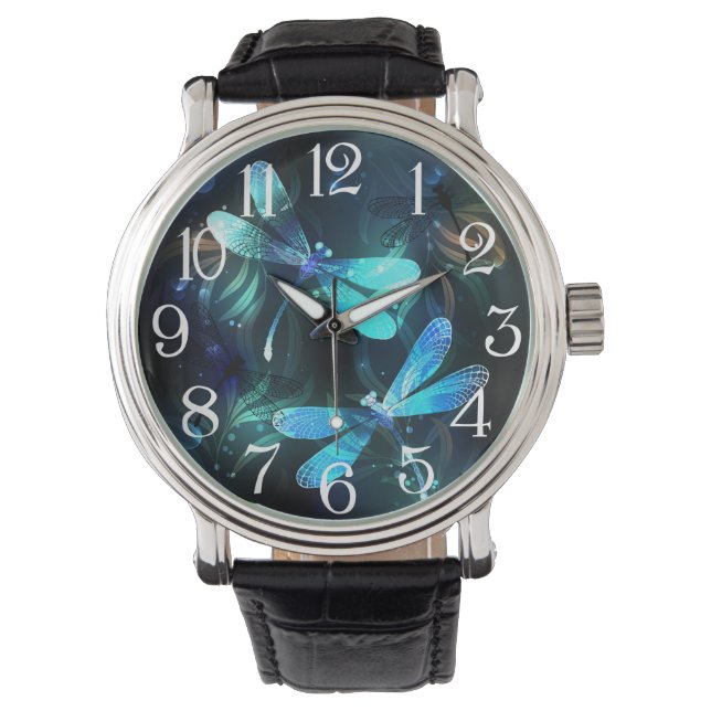 Lake Glowing Dragonflies Watch (Front)