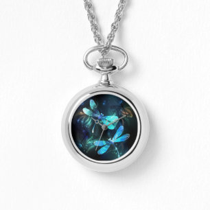 Lake Glowing Dragonflies Watch