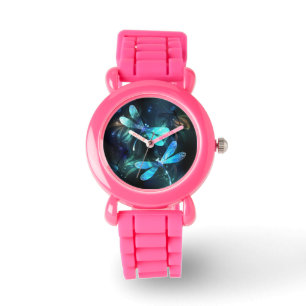 Lake Glowing Dragonflies Watch