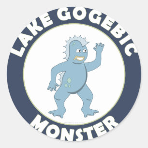 Lake Gogebic Monster Classic Round Sticker
