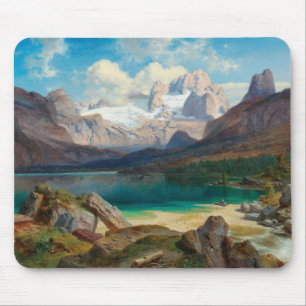 Lake Gosau With A View Of The Dachstein Massif Mouse Pad