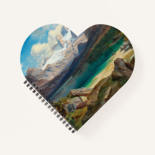 Lake Gosau With A View Of The Dachstein Massif Notebook