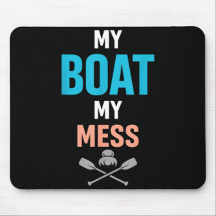 Lake Hair Dont Care Messy Boat Hair Lake Tan Mouse Pad